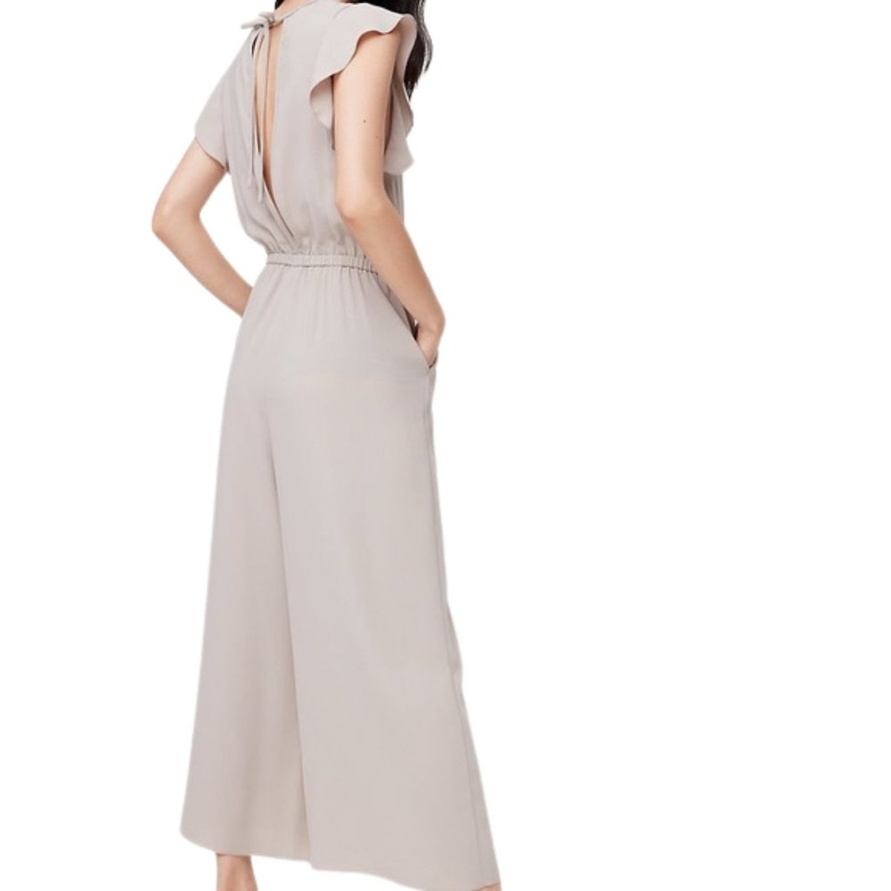 NWOT Aritzia Wilfred Crepe Fleurette Jumpsuit - Picture 5 of 7